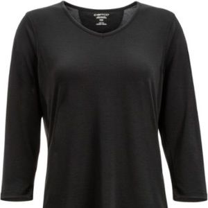 LAST CHANCE! ExOfficio Wanderlux Black 3/4 Sleeve Tee
